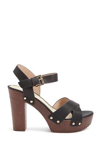 Forever21 Faux Leather Slingbacks