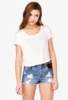 Forever21 Studded Cropped Tee