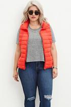 Forever21 Plus Size Zip-up Puffer Vest