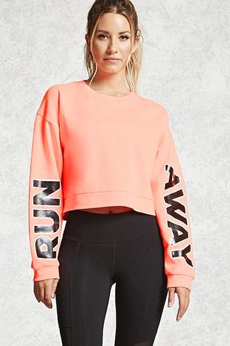 Forever21 Active Run Away Sweatshirt