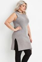 Forever21 Plus Women's  Plus Size Ribbed Knit Tunic