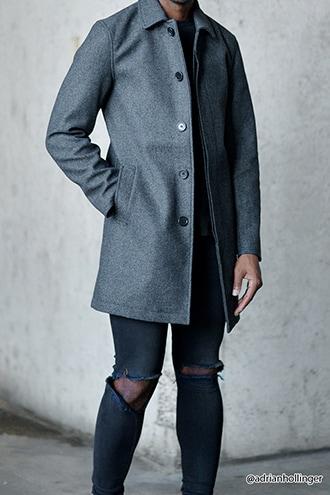 Forever21 Woolen Tweed Overcoat