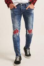 Forever21 Project Paris Patched Jeans