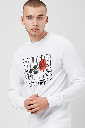 Forever21 Young & Reckless No Love Lost Graphic Tee