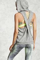 Forever21 Active Sleeveless Hooded Top
