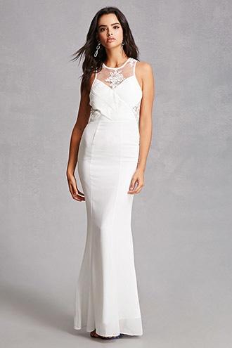 Forever21 Lilibet Chiffon Maxi Dress