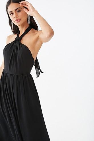 Forever21 Billowy Halter Maxi Dress