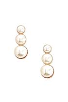 Forever21 Tiered Faux Pearl Earrings