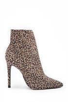 Forever21 Leopard Print Stiletto Booties