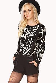 Forever21 Rebel Girl Shorts W/ Suspenders