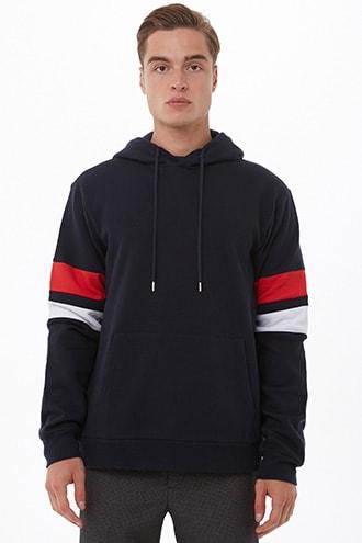 Forever21 Fleece Varsity Hoodie