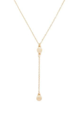 Forever21 Circle Drop Chain Necklace