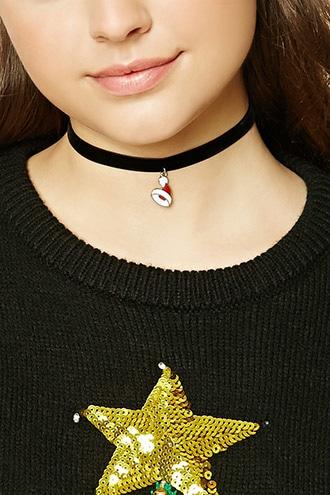 Forever21 Santa Claus Hat Charm Choker