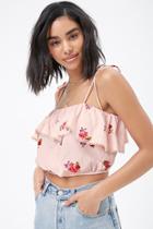 Forever21 Floral Flounce Cami Top