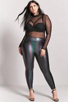 Forever21 Plus Size Oil-slick Leggings