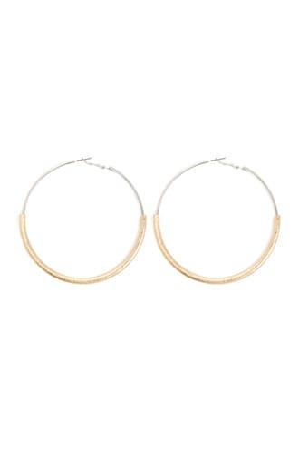Forever21 Contrast Hoop Earrings
