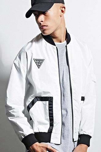 Forever21 Ing 2 Ing Colorblock Bomber