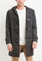 21 Men Toggle-front Hooded Coat