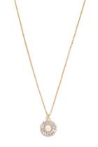 Forever21 Rhinestone & Faux Pearl Pendant Necklace