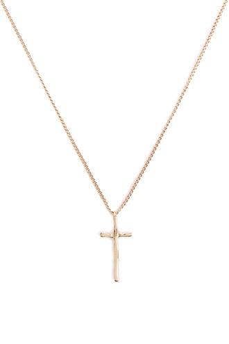 Forever21 Cross Pendant Chain Necklace