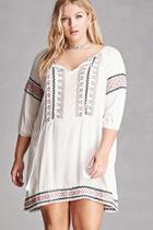 Forever21 Plus Size Embroidered Tunic