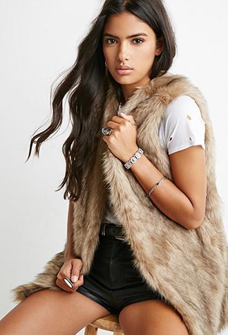 Forever21 Faux Fur Vest