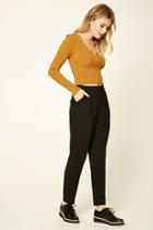 Love21 Women's  Contemporary High-rise Trousers