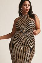 Forever21 Plus Size Sequined Maxi Dress