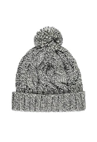 Forever21 Cable Knit Pom Beanie