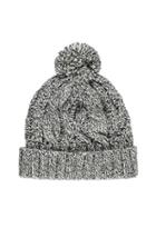 Forever21 Cable Knit Pom Beanie
