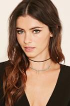 Forever21 Moon Charm Layered Choker