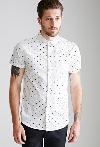 Forever21 Star Print Shirt