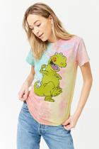 Forever21 Reptar Graphic Tie-dye Tee