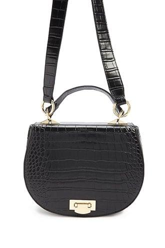 Forever21 Faux Croc Satchel