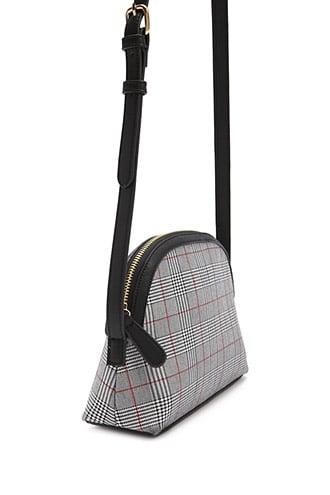 Forever21 Glen Plaid Crossbody Bag