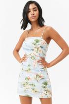 Forever21 Tropical Beach Mini Dress