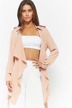 Forever21 Draped Open-front Trench Coat