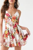 Forever21 Floral Pleated Princess Dress