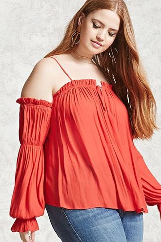 Forever21 Plus Size Draped Blouse