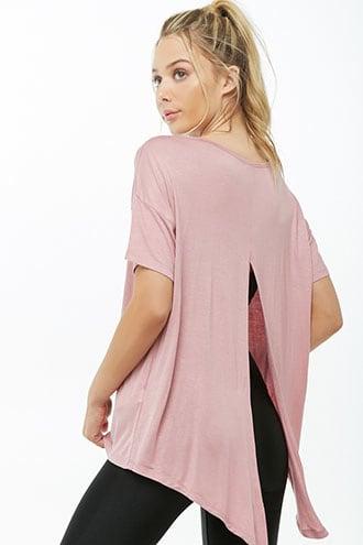 Forever21 Active V-neck Slit Tee