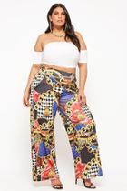 Forever21 Plus Size Pink Clove Chain Print Pants