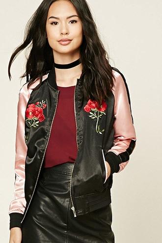 Forever21 Women's  Red Boxy Chiffon Top