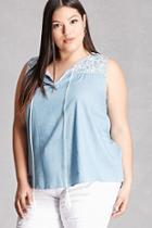 Forever21 Plus Size Chambray Top