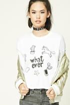 Forever21 Women's  Whatever Graphic Tee