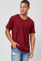 Forever21 Basic Cotton V-neck Tee