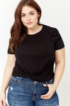 Forever21 Plus Size Twist-hem Tee