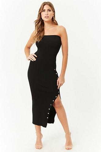 Forever21 Ribbed Maxi Tube Dress