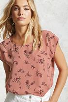 Forever21 Floral Print Woven Top
