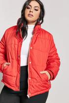 Forever21 Plus Size Zip-up Puffer Jacket