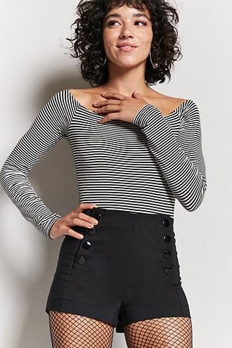 Forever21 Snap-button Sailor Shorts